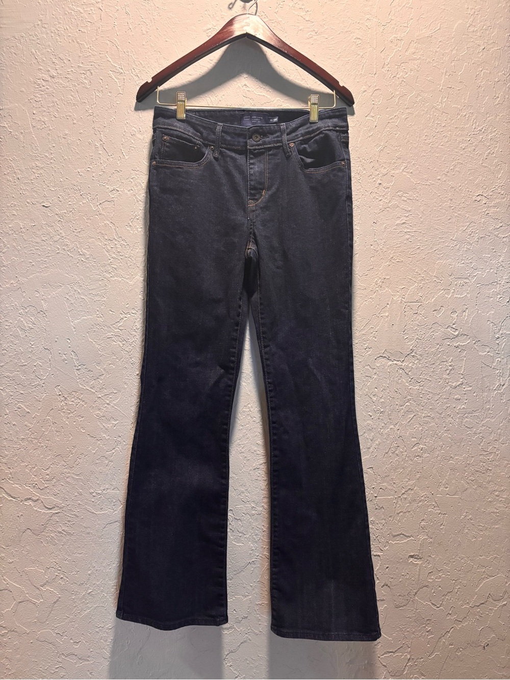 Classic Women's Dark Blue Bootcut Jeans